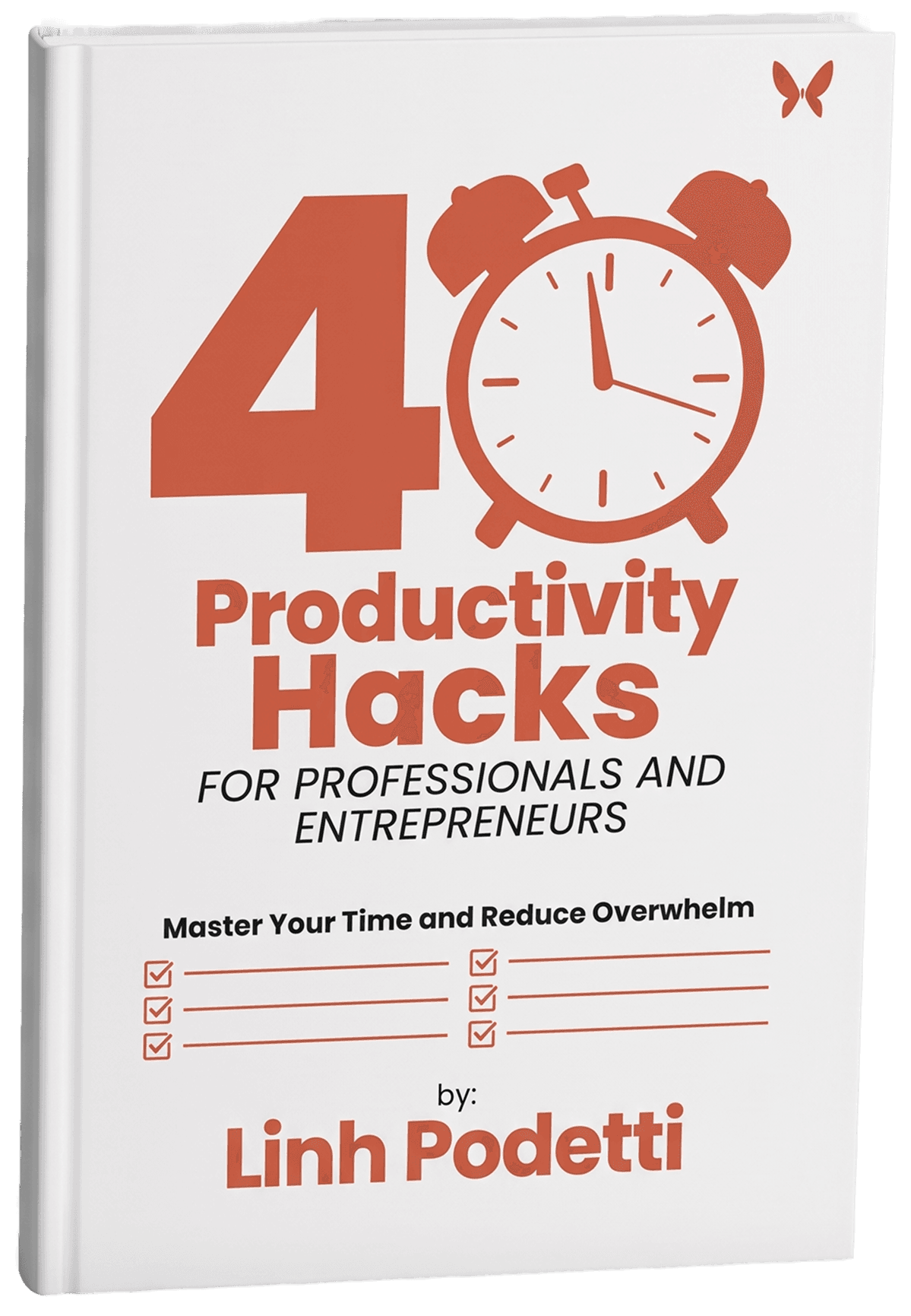 40 Productivity Hacks Book Cover
